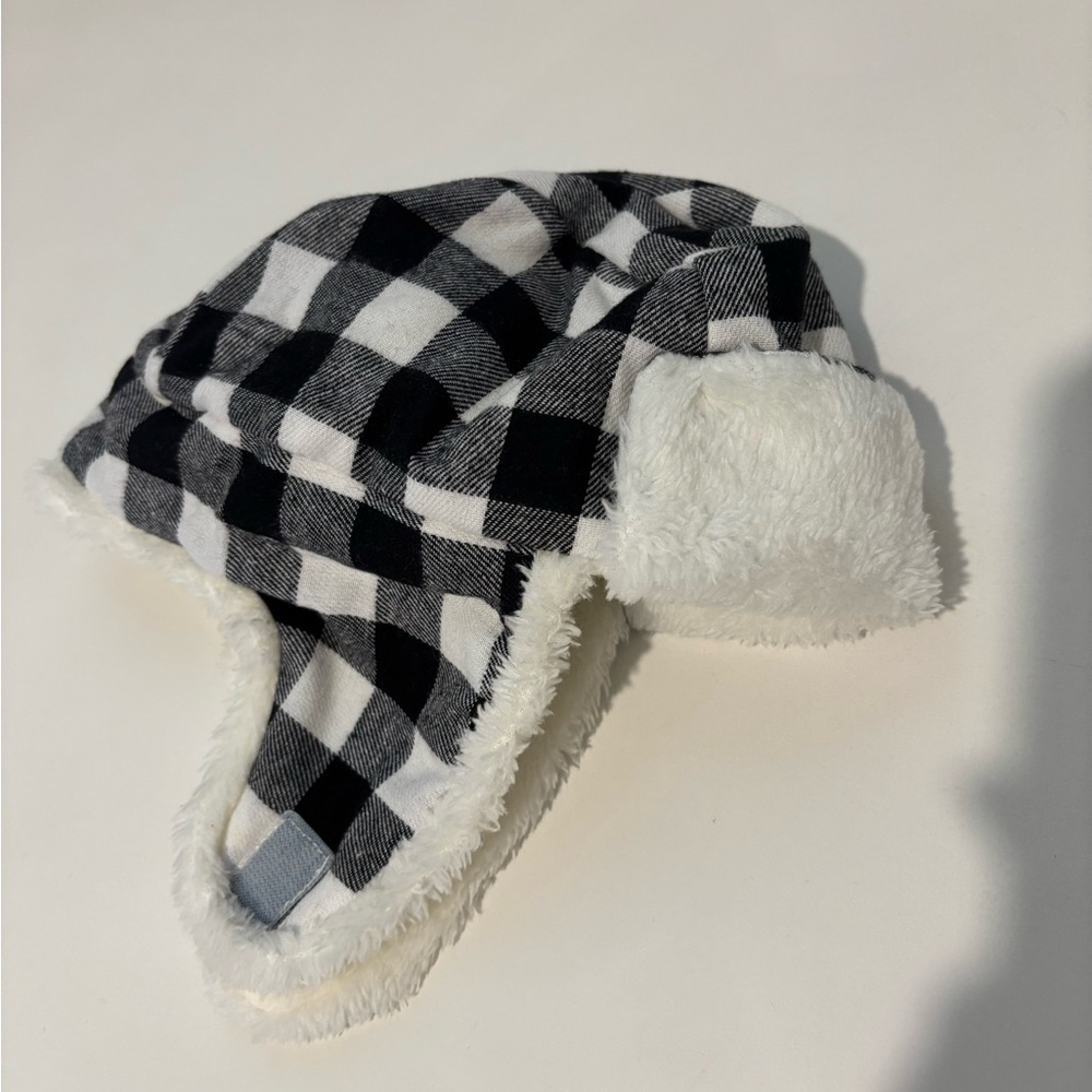 Kids plaid winter hat